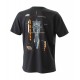 T-shirt KTM Radical Techline μαύρο T-shirt KTM Radical Techline μαύρο