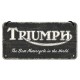 Πινακίδα με λογότυπο Triumph