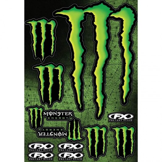 Αυτοκόλλητα Monster Energy σετ 10 τεμάχια Αυτοκόλλητα Monster Energy σετ 10 τεμάχια