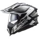 Κράνος LS2 Explorer MX701 Alter λευκό μαύρο ματ Κράνος LS2 Explorer MX701 Alter λευκό μαύρο ματ