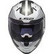 Κράνος LS2 Vector II FF811 Metric λευκό τιτάνιο ασημί Κράνος LS2 Vector II FF811 Metric λευκό τιτάνιο ασημί