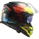 Κράνος LS2 Storm FF800 Drop μαύρο κίτρινο κόκκινο Κράνος LS2 Storm FF800 Drop μαύρο κίτρινο κόκκινο