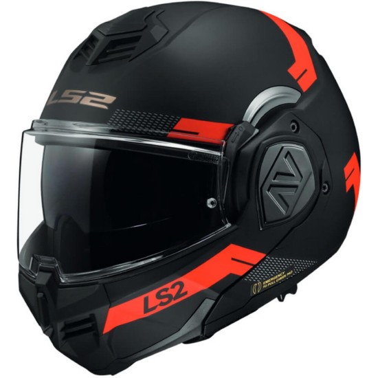 Κράνος LS2 Advant FF906 Bend μαύρο ματ-κόκκινο Κράνος LS2 Advant FF906 Bend μαύρο ματ-κόκκινο