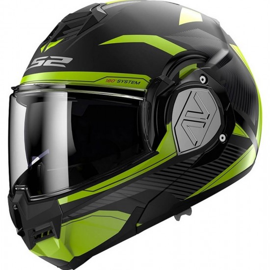 Κράνος LS2 Advant FF906 Revo μαύρο fluo κίτρινο Κράνος LS2 Advant FF906 Revo μαύρο fluo κίτρινο