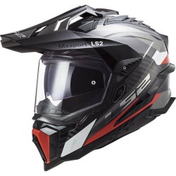 Κράνος LS2 Explorer C MX701 Frontier κόκκινο τιτάνιο