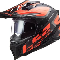 Κράνος LS2 Explorer MX701 Alter μαύρο fluo πορτοκαλί ματ