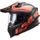 Κράνος LS2 Explorer MX701 Alter μαύρο fluo πορτοκαλί ματ Κράνος LS2 Explorer MX701 Alter μαύρο fluo πορτοκαλί ματ
