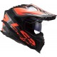 Κράνος LS2 Explorer MX701 Alter μαύρο fluo πορτοκαλί ματ Κράνος LS2 Explorer MX701 Alter μαύρο fluo πορτοκαλί ματ