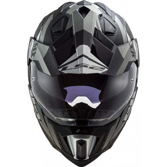 Κράνος LS2 Explorer MX701 Atlantis τιτάνιο ματ Κράνος LS2 Explorer MX701 Atlantis τιτάνιο ματ