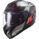 Κράνος LS2 Challenger Carbon FF327 C Alloy τιτάνιο-χρώμιο πορτοκαλί Κράνος LS2 Challenger Carbon FF327 C Alloy τιτάνιο-χρώμιο πορτοκαλί