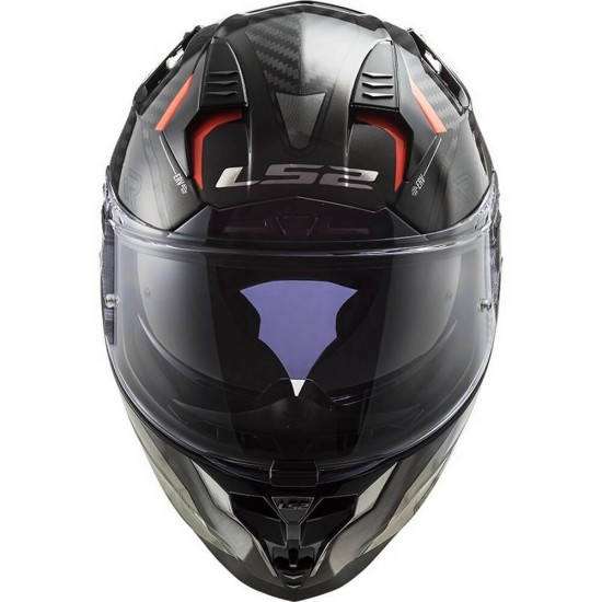 Κράνος LS2 Challenger Carbon FF327 C Alloy τιτάνιο-χρώμιο πορτοκαλί Κράνος LS2 Challenger Carbon FF327 C Alloy τιτάνιο-χρώμιο πορτοκαλί