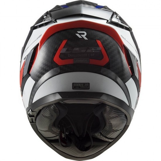 Κράνος LS2 Challenger Carbon FF327 C Alloy λευκό-μπλε-κόκκινο Κράνος LS2 Challenger Carbon FF327 C Alloy λευκό-μπλε-κόκκινο