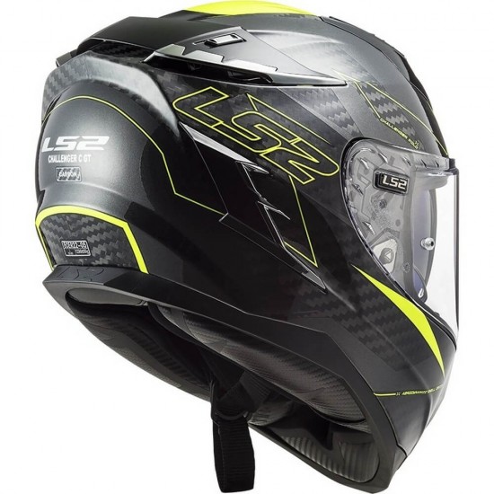 Κράνος LS2 Challenger Carbon FF327 C Fold neon κίτρινο Κράνος LS2 Challenger Carbon FF327 C Fold neon κίτρινο