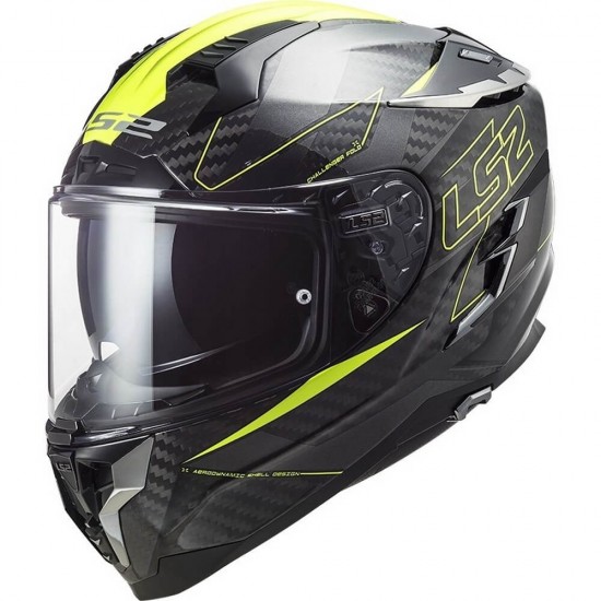 Κράνος LS2 Challenger Carbon FF327 C Fold neon κίτρινο Κράνος LS2 Challenger Carbon FF327 C Fold neon κίτρινο