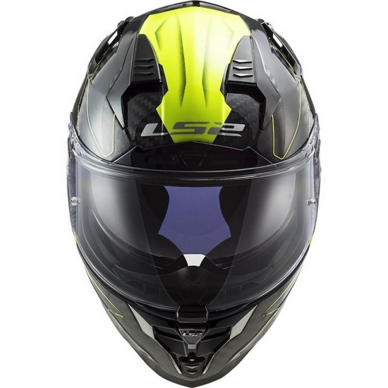 Κράνος LS2 Challenger Carbon FF327 C Fold neon κίτρινο Κράνος LS2 Challenger Carbon FF327 C Fold neon κίτρινο