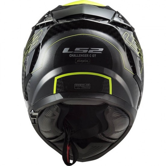 Κράνος LS2 Challenger Carbon FF327 C Fold neon κίτρινο Κράνος LS2 Challenger Carbon FF327 C Fold neon κίτρινο