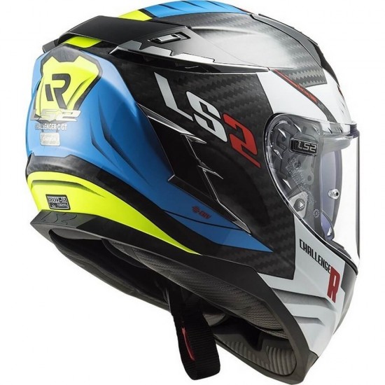 Κράνος LS2 Challenger Carbon FF327 C Sporty λευκό Κράνος LS2 Challenger Carbon FF327 C Sporty λευκό