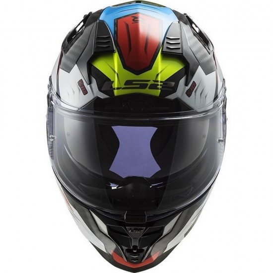 Κράνος LS2 Challenger Carbon FF327 C Sporty λευκό Κράνος LS2 Challenger Carbon FF327 C Sporty λευκό