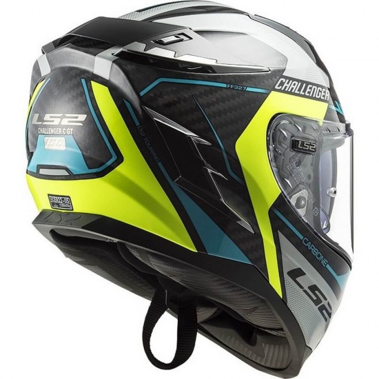 Κράνος LS2 Challenger Carbon FF327 C Thorn neon-κίτρινο Κράνος LS2 Challenger Carbon FF327 C Thorn neon-κίτρινο