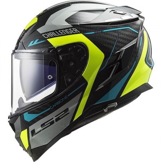 Κράνος LS2 Challenger Carbon FF327 C Thorn neon-κίτρινο Κράνος LS2 Challenger Carbon FF327 C Thorn neon-κίτρινο