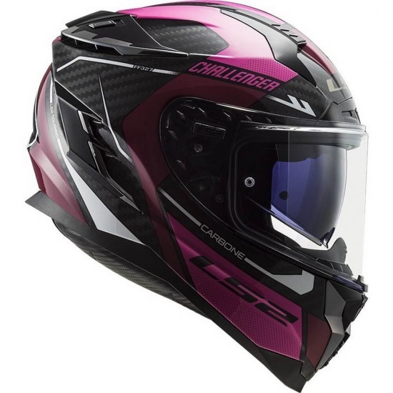 Κράνος LS2 Challenger Carbon FF327 C Thorn ροζ Κράνος LS2 Challenger Carbon FF327 C Thorn ροζ