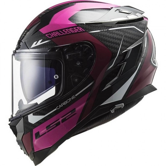 Κράνος LS2 Challenger Carbon FF327 C Thorn ροζ Κράνος LS2 Challenger Carbon FF327 C Thorn ροζ