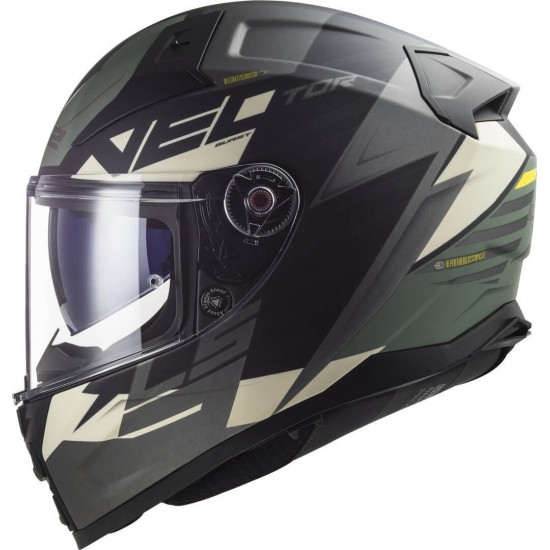 Κράνος LS2 Vector II FF811 Absolute μαύρο ασημί τιτάνιο ματ Κράνος LS2 Vector II FF811 Absolute μαύρο ασημί τιτάνιο ματ