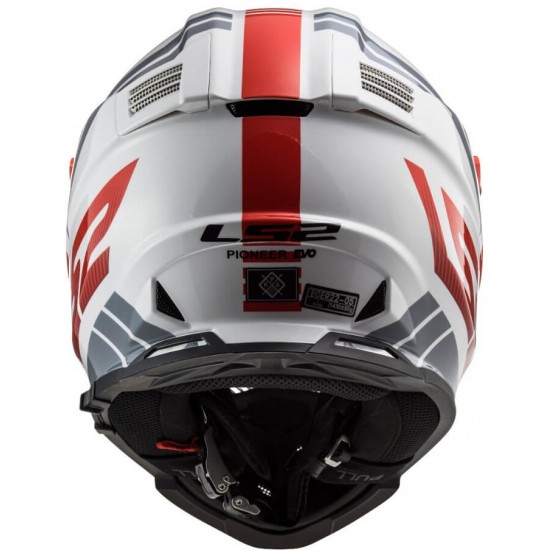 Κράνος LS2 Dual Sport MX436 Pioneer-EVO Evolve κόκκινο άσπρο Κράνος LS2 Dual Sport MX436 Pioneer-EVO Evolve κόκκινο άσπρο