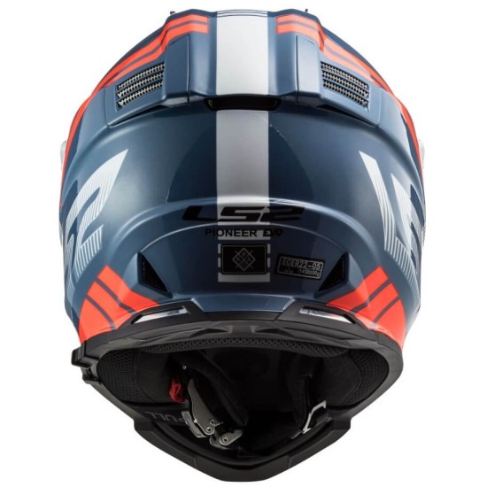 Κράνος LS2 Dual Sport MX436 Pioneer-EVO Evolve άσπρο cobalt Κράνος LS2 Dual Sport MX436 Pioneer-EVO Evolve άσπρο cobalt