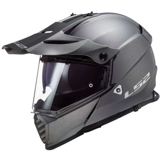 Κράνος LS2 Dual Sport MX436 Pioneer-EVO τιτάνιο ματ Κράνος LS2 Dual Sport MX436 Pioneer-EVO τιτάνιο ματ
