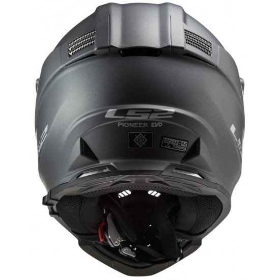 Κράνος LS2 Dual Sport MX436 Pioneer-EVO τιτάνιο ματ Κράνος LS2 Dual Sport MX436 Pioneer-EVO τιτάνιο ματ
