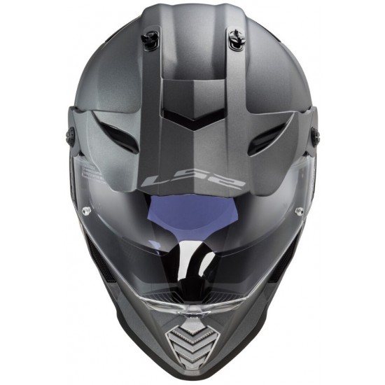 Κράνος LS2 Dual Sport MX436 Pioneer-EVO τιτάνιο ματ Κράνος LS2 Dual Sport MX436 Pioneer-EVO τιτάνιο ματ