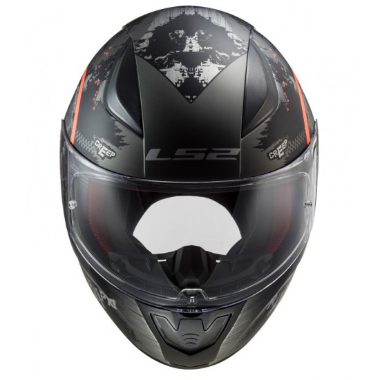 Κράνος LS2 Rapid FF353 Circle τιτάνιο fluo πορτοκαλί ματ Κράνος LS2 Rapid FF353 Circle τιτάνιο fluo πορτοκαλί ματ
