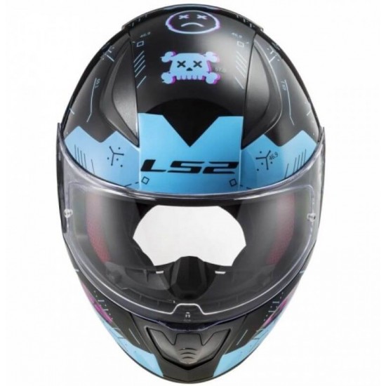 Κράνος LS2 Rapid FF353 Player μαύρο μπλε Κράνος LS2 Rapid FF353 Player μαύρο μπλε