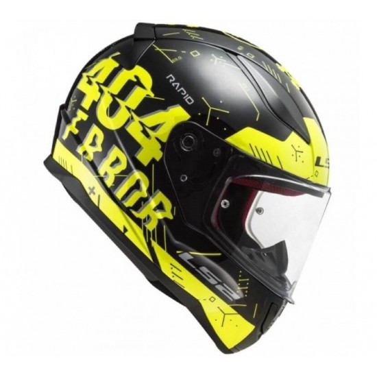 Κράνος LS2 Rapid FF353 Player neon κίτρινο μαύρο Κράνος LS2 Rapid FF353 Player neon κίτρινο μαύρο