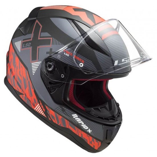 Κράνος LS2 Rapid FF353 Xtreet μαύρο κόκκινο ματ Κράνος LS2 Rapid FF353 Xtreet μαύρο κόκκινο ματ