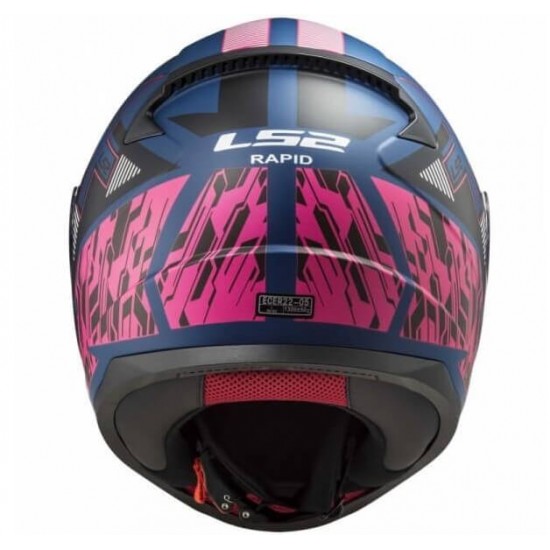 Κράνος LS2 Rapid FF353 Xtreet μπλε μωβ ματ Κράνος LS2 Rapid FF353 Xtreet μπλε μωβ ματ
