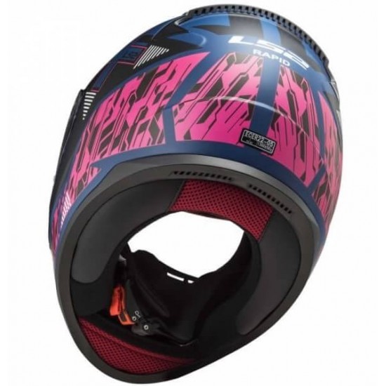 Κράνος LS2 Rapid FF353 Xtreet μπλε μωβ ματ Κράνος LS2 Rapid FF353 Xtreet μπλε μωβ ματ