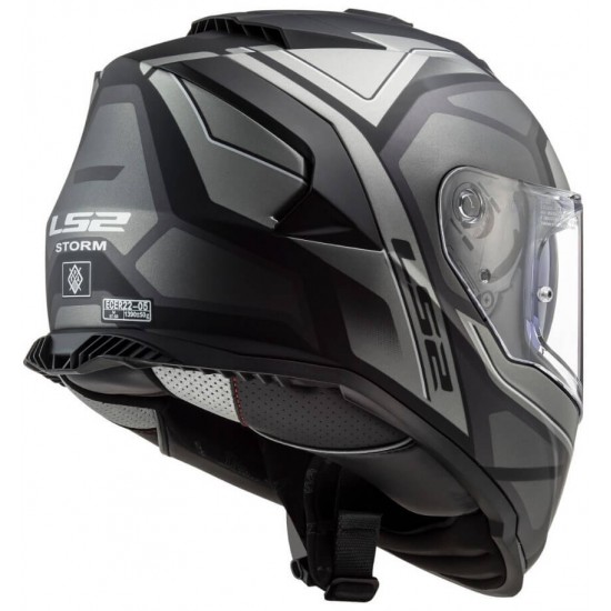 Κράνος LS2 Storm FF800 Faster τιτάνιο ματ Κράνος LS2 Storm FF800 Faster τιτάνιο ματ
