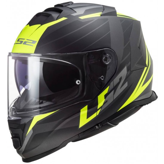 Κράνος LS2 Storm FF800 Nerve μαύρο fluo κίτρινο ματ Κράνος LS2 Storm FF800 Nerve μαύρο fluo κίτρινο ματ