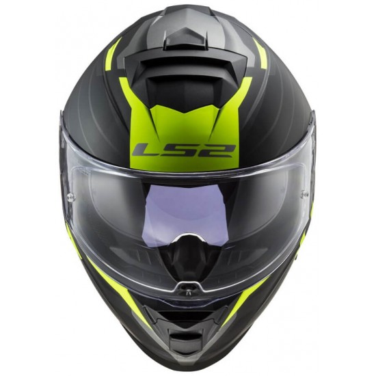 Κράνος LS2 Storm FF800 Nerve μαύρο fluo κίτρινο ματ Κράνος LS2 Storm FF800 Nerve μαύρο fluo κίτρινο ματ