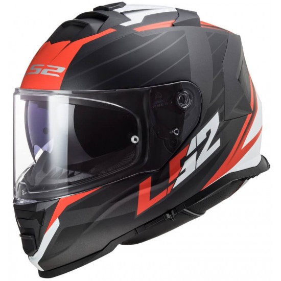 Κράνος LS2 Storm FF800 Nerve μαύρο κόκκινο ματ Κράνος LS2 Storm FF800 Nerve μαύρο κόκκινο ματ