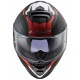 Κράνος LS2 Storm FF800 Nerve μαύρο κόκκινο ματ Κράνος LS2 Storm FF800 Nerve μαύρο κόκκινο ματ