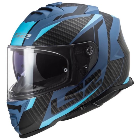 Κράνος LS2 Storm FF800 Racer μπλε ματ Κράνος LS2 Storm FF800 Racer μπλε ματ