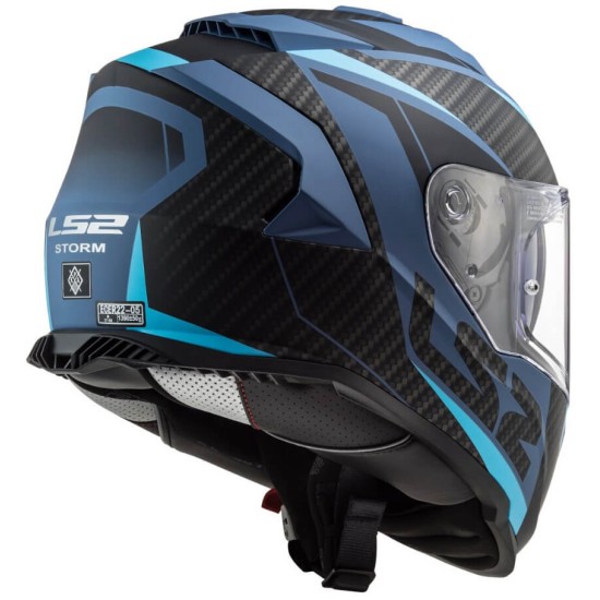 Κράνος LS2 Storm FF800 Racer μπλε ματ Κράνος LS2 Storm FF800 Racer μπλε ματ