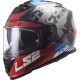 Κράνος LS2 Storm FF800 Sprinter μαύρο κόκκινο τιτάνιο Κράνος LS2 Storm FF800 Sprinter μαύρο κόκκινο τιτάνιο