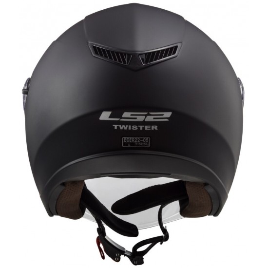 Κράνος LS2 Twister II OF573 μαύρο ματ Κράνος LS2 Twister II OF573 μαύρο ματ