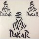 Αυτοκόλλητα Dakar Sticker I μαύρο ματ