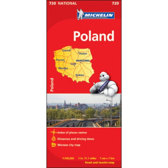 Χάρτης Πολωνίας Michelin road map Χάρτης Πολωνίας Michelin road map