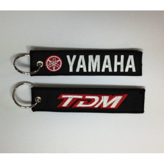 Μπρελόκ με λογότυπο Yamaha TDM μαύρο - κόκκινο